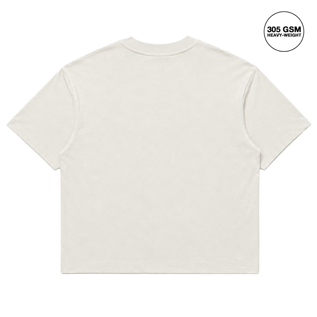 DOUBLE SEVEN Blurred Logo T-Shirt (Off White) - back