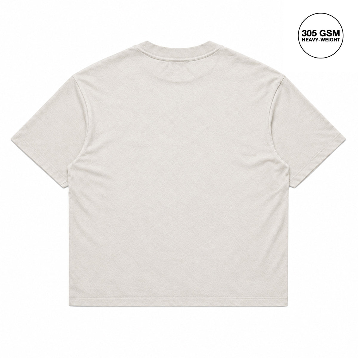 DOUBLE SEVEN Don't Ask Me T-Shirt (Light Oatmeal) - back