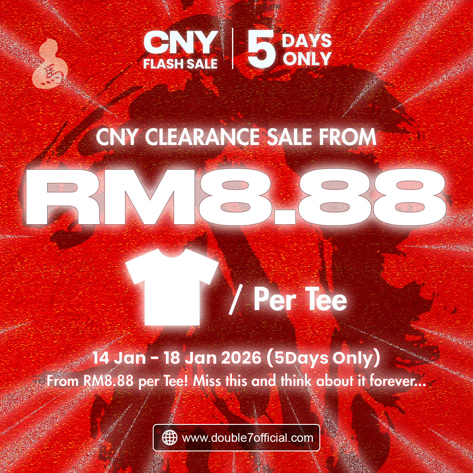 Clearance from RM8.88