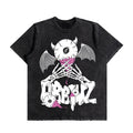 Bone Eyedemon Oversized Washed T-Shirt (Preorder)