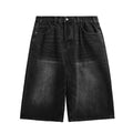 Inflation Washed Straight Denim Jorts