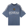 WhoCares Distorted Tee (Ash Blue)