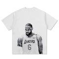 Lebron James Heavy Printed T-Shirt (Preorder)