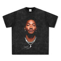 Derrick Rose Portrait Oversized Washed T-Shirt