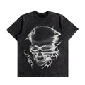 Phantom Skull Oversized Washed T-Shirt (Preorder)