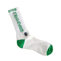 Chrome Hearts Contrast Stripe Unisex Long Socks (Logo Green)