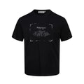 Made Extreme Typewriter Printed Washed T-Shirt (Black)