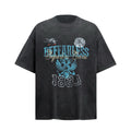 Befearless Tie-Dye Washed Spray Graphic T-Shirt