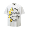 ARES Basic Foam Printed Oversized T-Shirt