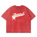Against Lab A-Star Washed Boxy Tee (Red)