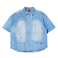 Against Lab Al Emboss Chapo Shirt (Light Blue)