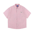 Lemanism Stripe Oversized Cuban Shirt (Preorder)