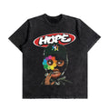 Hope Mask Flower Oversized Washed T-Shirt (Preorder)