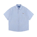 Lemanism Stripe Oversized Cuban Shirt (Preorder)
