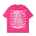 Against Lab Quote Bleed Tee (Pink)