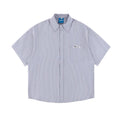 Lemanism Stripe Oversized Cuban Shirt (Preorder)