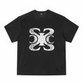 Iconslab Retro Midnight Faded Oversized T-Shirt