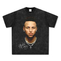 Stephen Curry Portrait Oversized Washed T-Shirt (Preorder)
