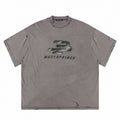 Mason Prince Metallic Distressed Oversized T-Shirt (Grey)