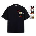 BKID Embroiered Multi-M Patchwork T-Shirt