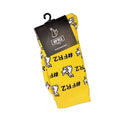 FR2 Bunny Graphic Unisex Long Socks (Letter Yellow)