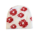 All-Over Floral Graphic Knit Beanie