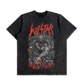 Killstar Skull Oversized Washed T-Shirt (Preorder)
