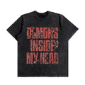 Demons Inside My Head Oversized Washed T-Shirt (Preorder)