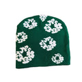 All-Over Floral Graphic Knit Beanie