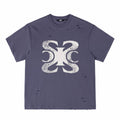 Iconslab Retro Midnight Faded Oversized T-Shirt