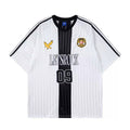 Letsrock 09 Embroidered Contrast Oversized Jersey