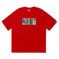 Against Lab License Plate Tee (Red)