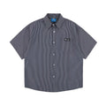Lemanism Stripe Oversized Cuban Shirt (Preorder)