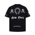 New York Skull Graphic Oversized T-Shirt