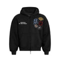 Utility Embroidered Heavy Zip Hoodie