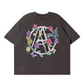 Against Lab Washed Butterfly Boxy Tee (Black)