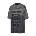 R69 Retro Gothic Washed Oversized T-Shirt