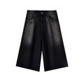 Lemanism Denim Washed Casual Shorts (Preorder)