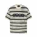GOODBRAND Distressed Stripe Logo T-Shirt