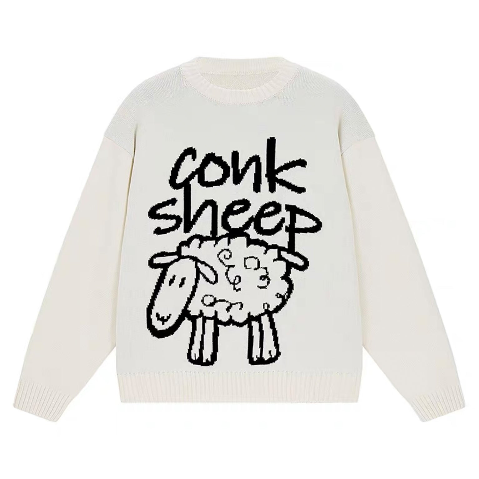 Conklab Coco Sheep Oversized Knitted Sweatshirt