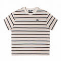 Iconslab Contrast Stripe Embroidered Logo T-Shirt