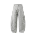 Inflation Wide-Fit Baggy Curved Washed Pants