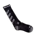 Chrome Hearts Contrast Stripe Unisex Long Socks (Grey Black)