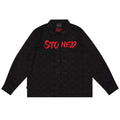 Stoned & Co Dark Horse Monogram Tang Suit Shirt (Black)