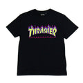 Thrasher Yellow & Pink Flame Logo T-Shirt
