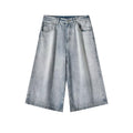 Lemanism Denim Washed Casual Shorts (Preorder)
