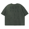 Against Lab Waffle A.F. Boxy Tee (Washed Green)