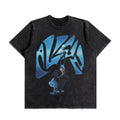 Alien Distortion Oversized Washed T-Shirt (Preorder)
