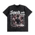 Speed and Chaos Oversized Washed T-Shirt (Preorder)