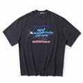 Mason Prince Irregular Overlapped Logo Tee (Iron)